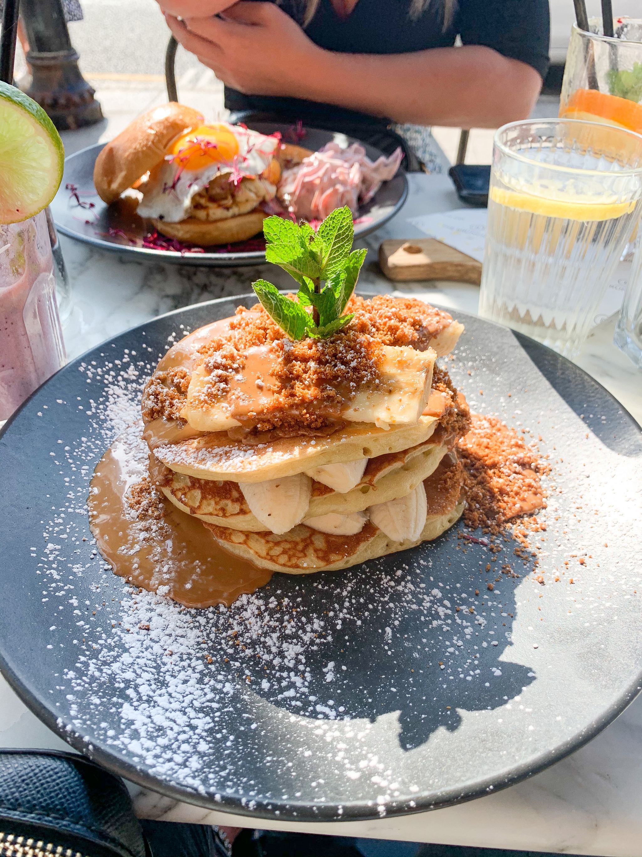 The Brunch Co biscoff pancakes